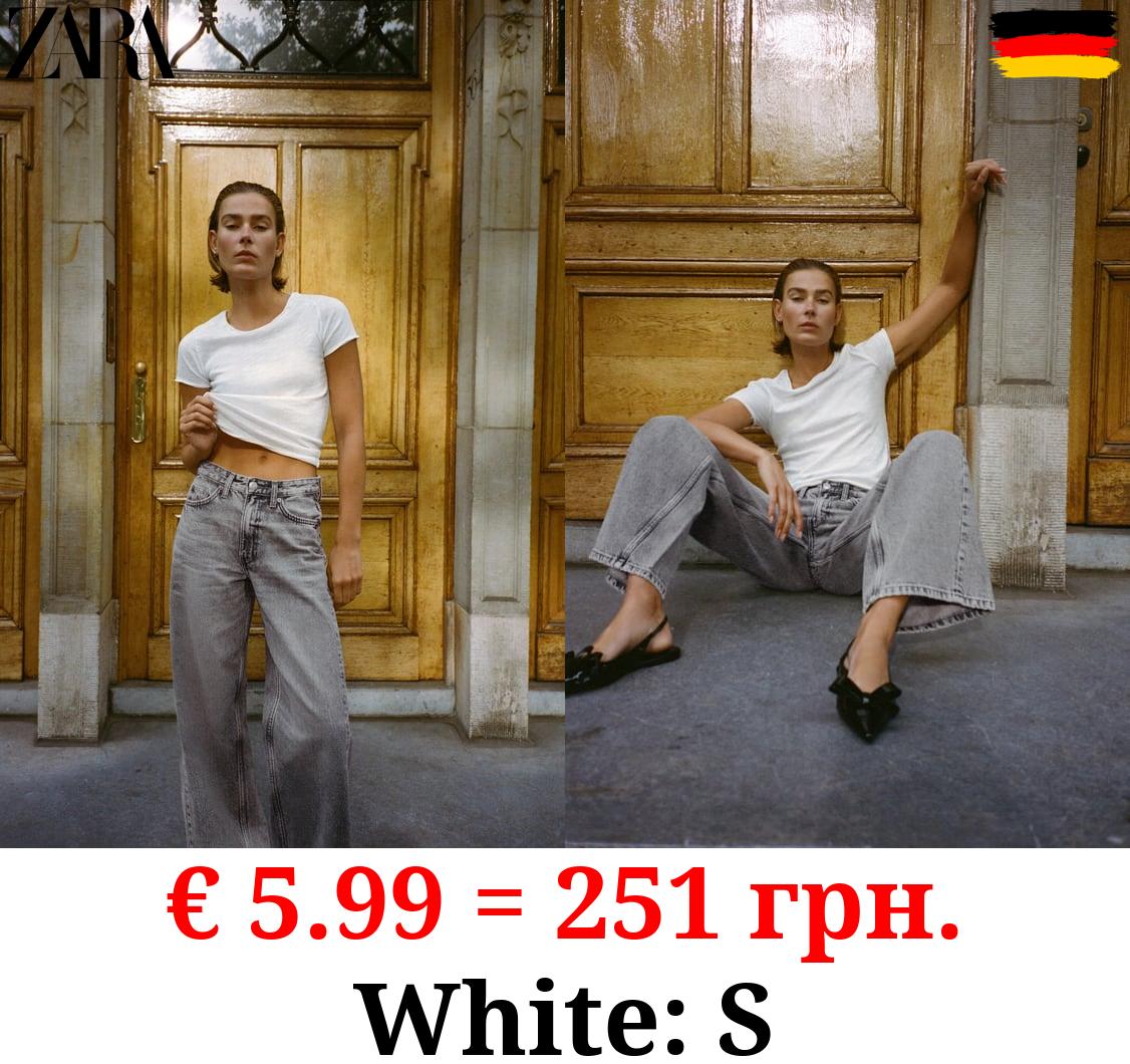 VINTAGE-EFFECT T-SHIRT WITH SEAMS