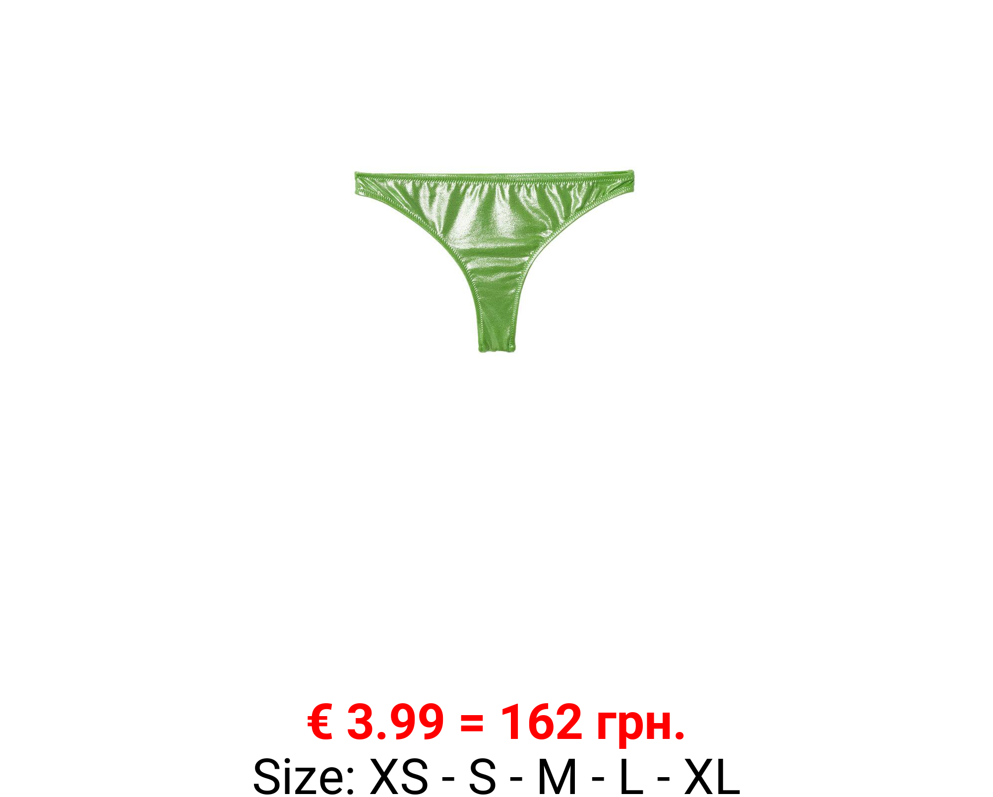 Braguita bikini metalizada