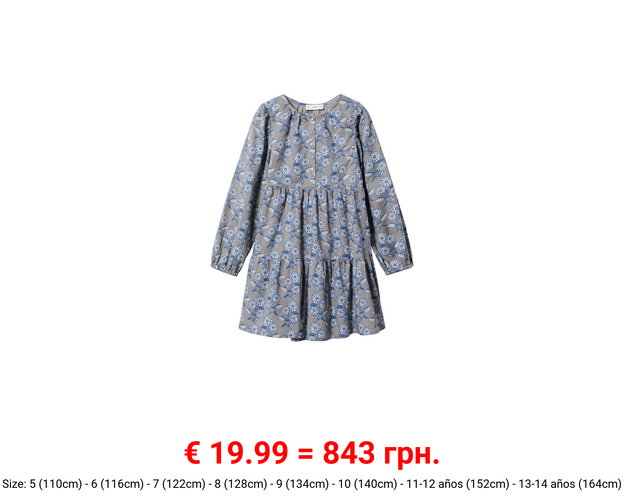 Vestido estampado floral