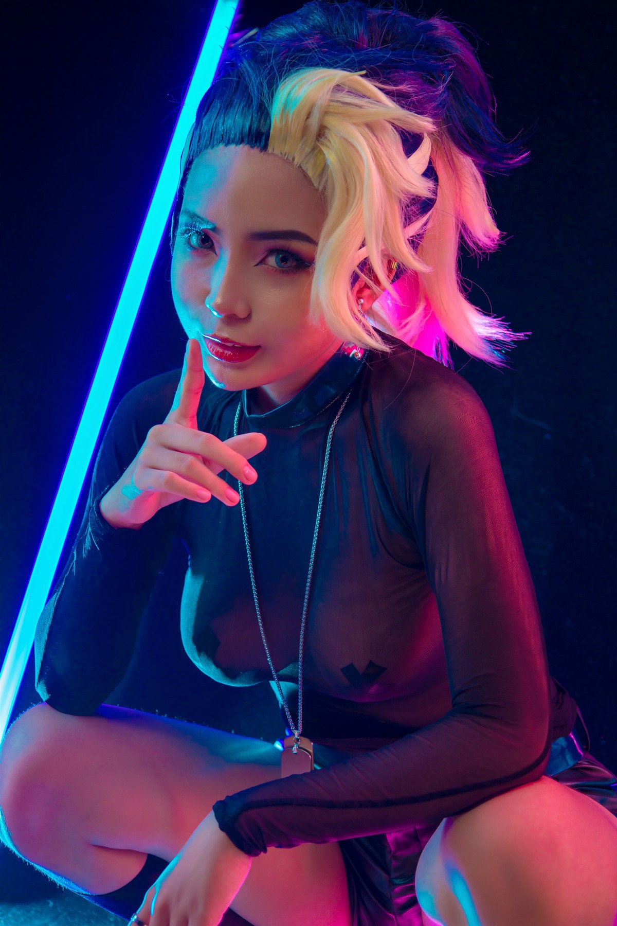 Cosplay Umeko.J Akali The Baddest 31