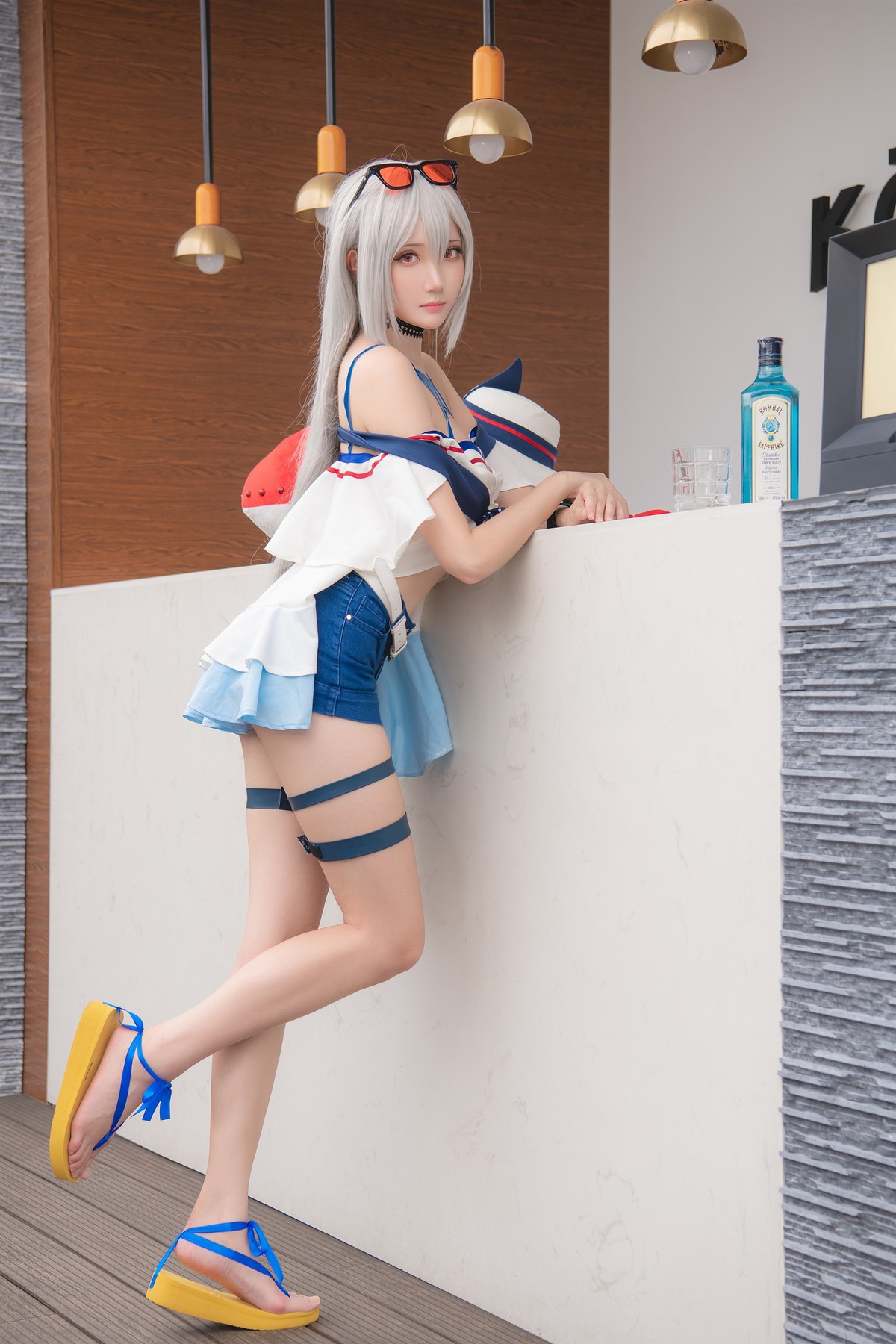 Cosplay 瓜希酱 斯卡蒂 22
