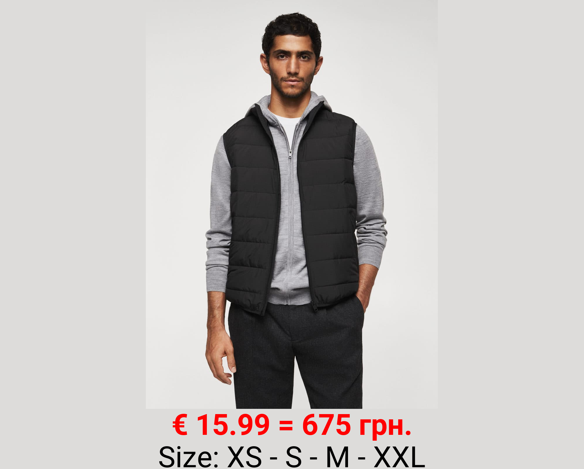 Chaleco acolchado ultra ligero