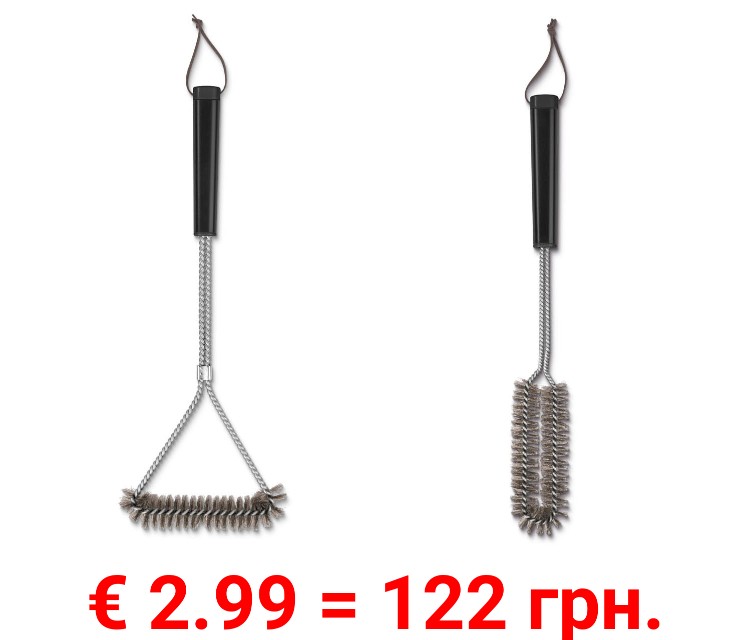 GRILLMEISTER Grillbürste, Edelstahl