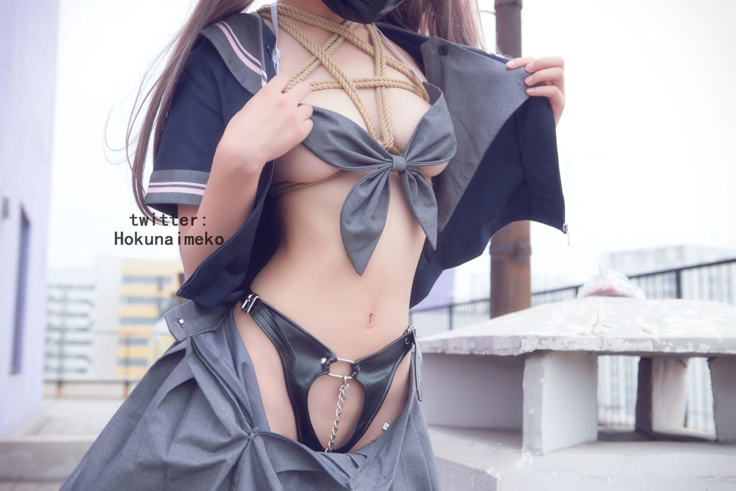Hokunaimeko-NO10 裸露！死库水 JK[90P] 19
