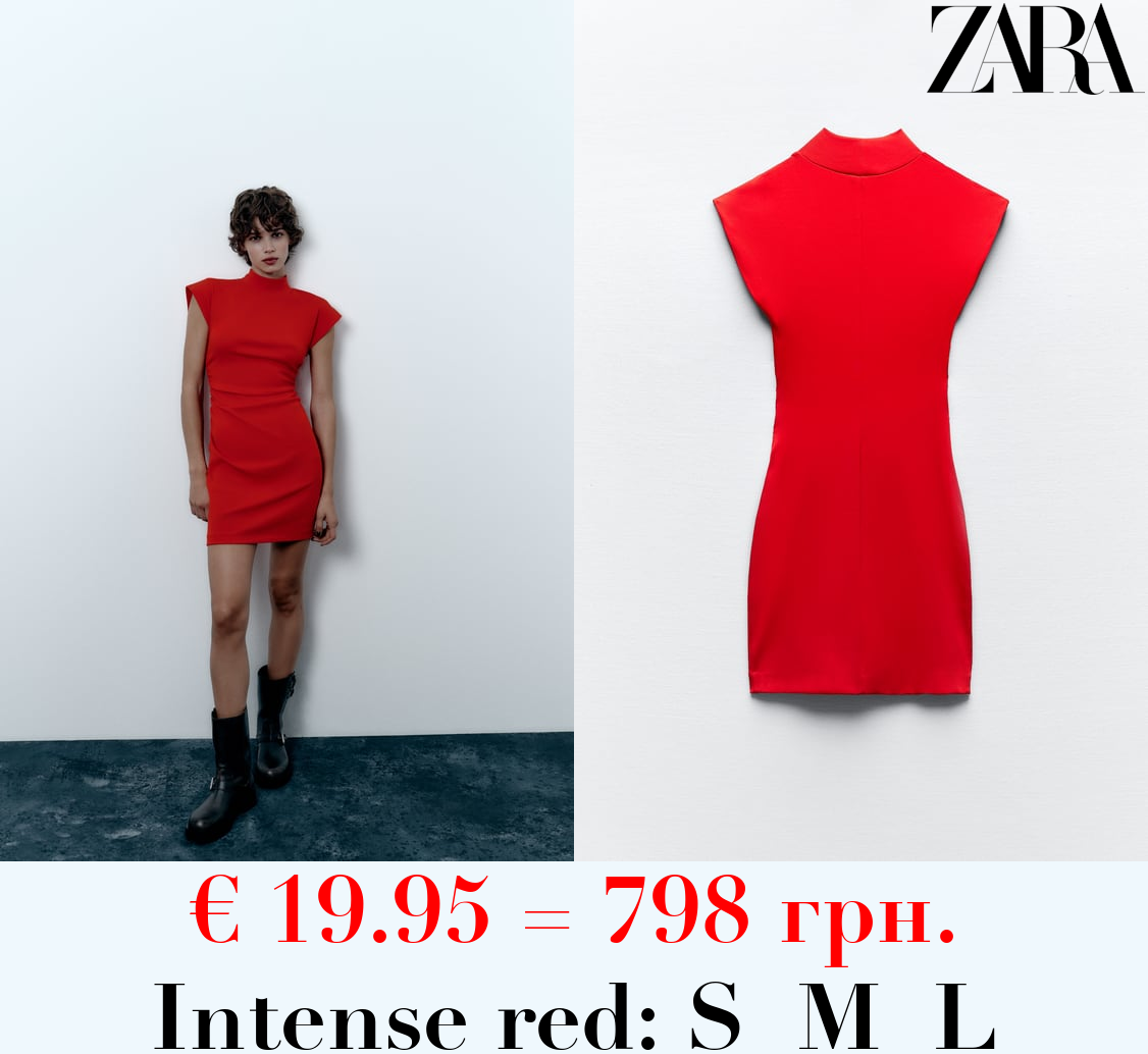 FITTED GATHERED DRESS