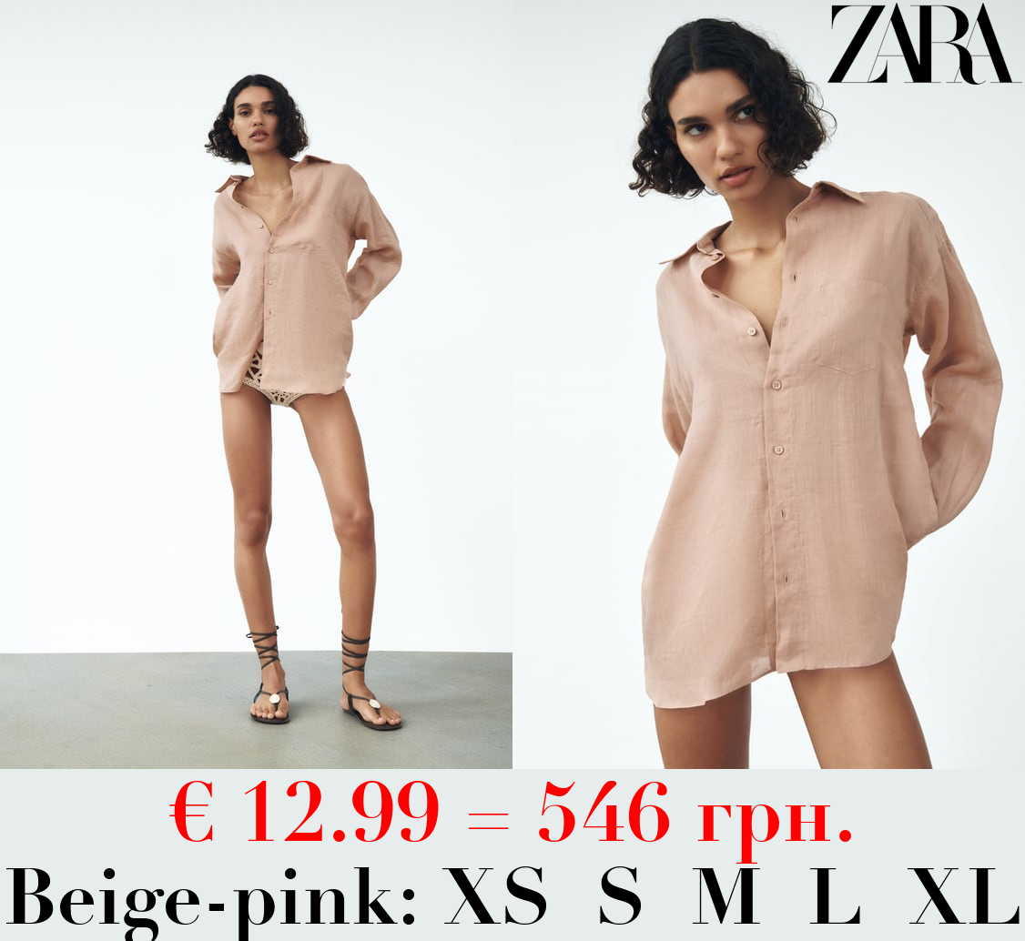 OVERSIZE RAMIE SHIRT