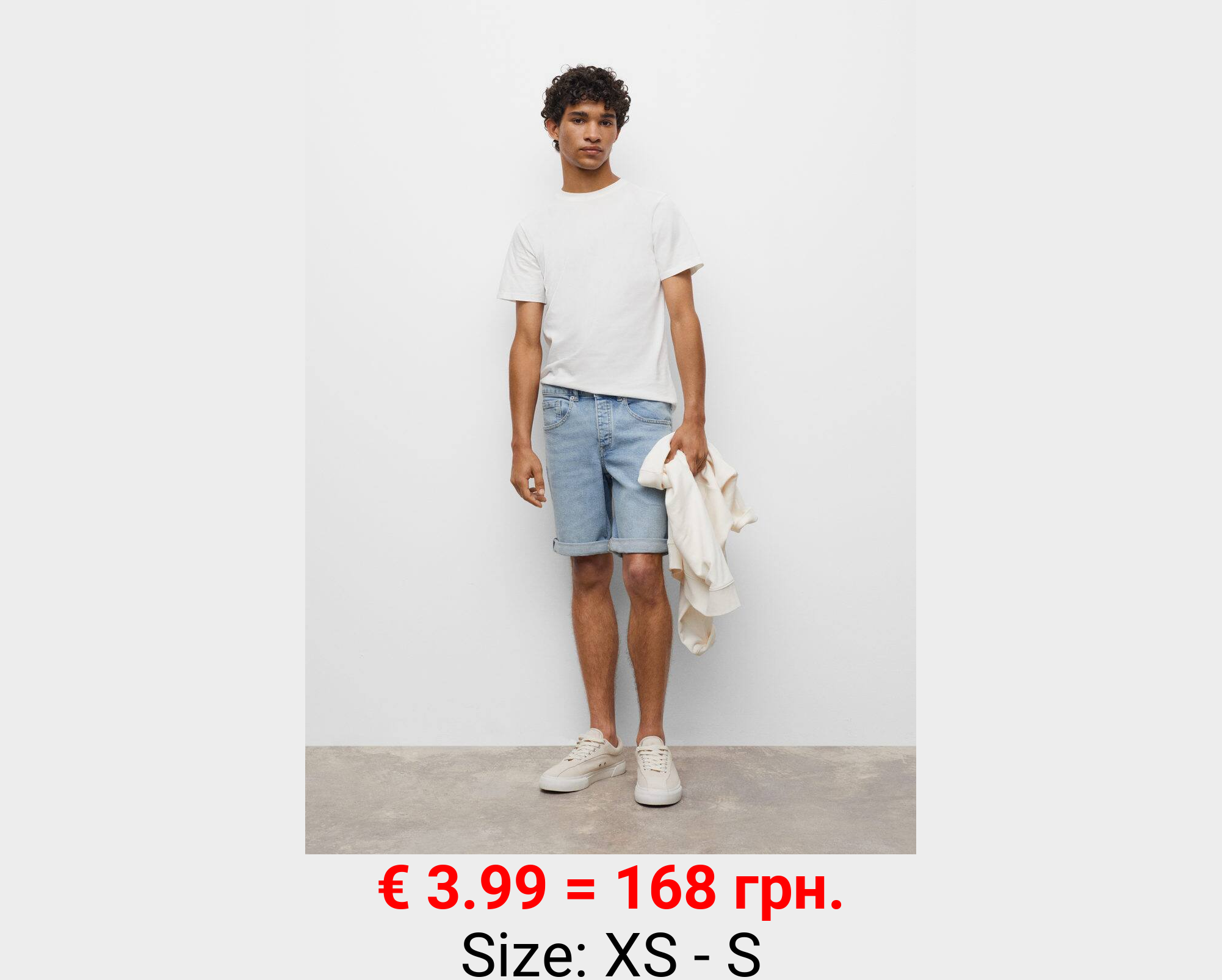 Bermudas denim algodón