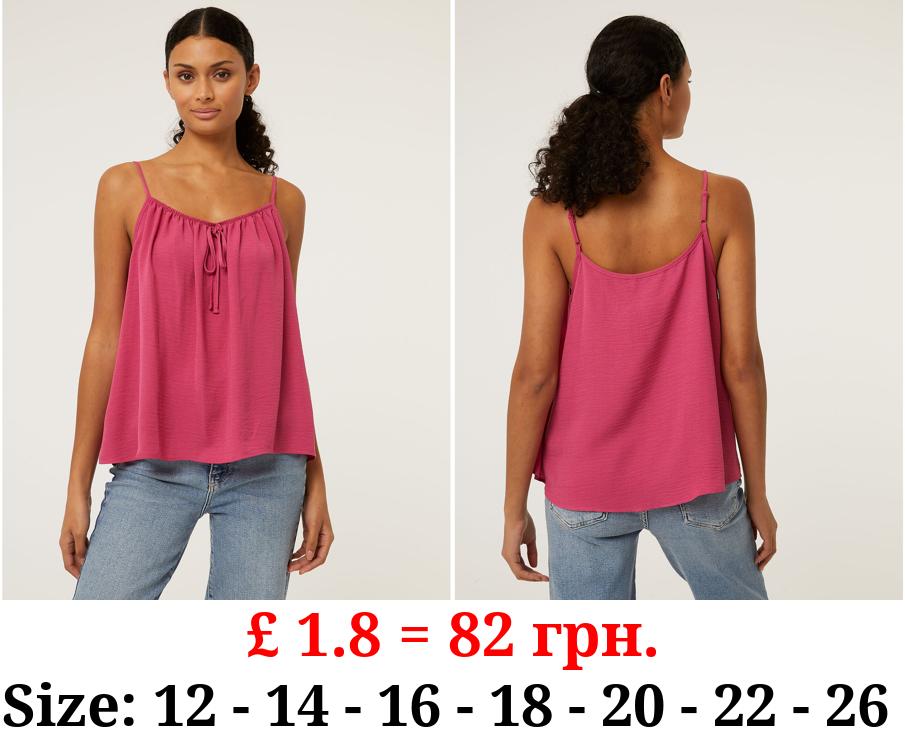 Pink Strappy Cami Top