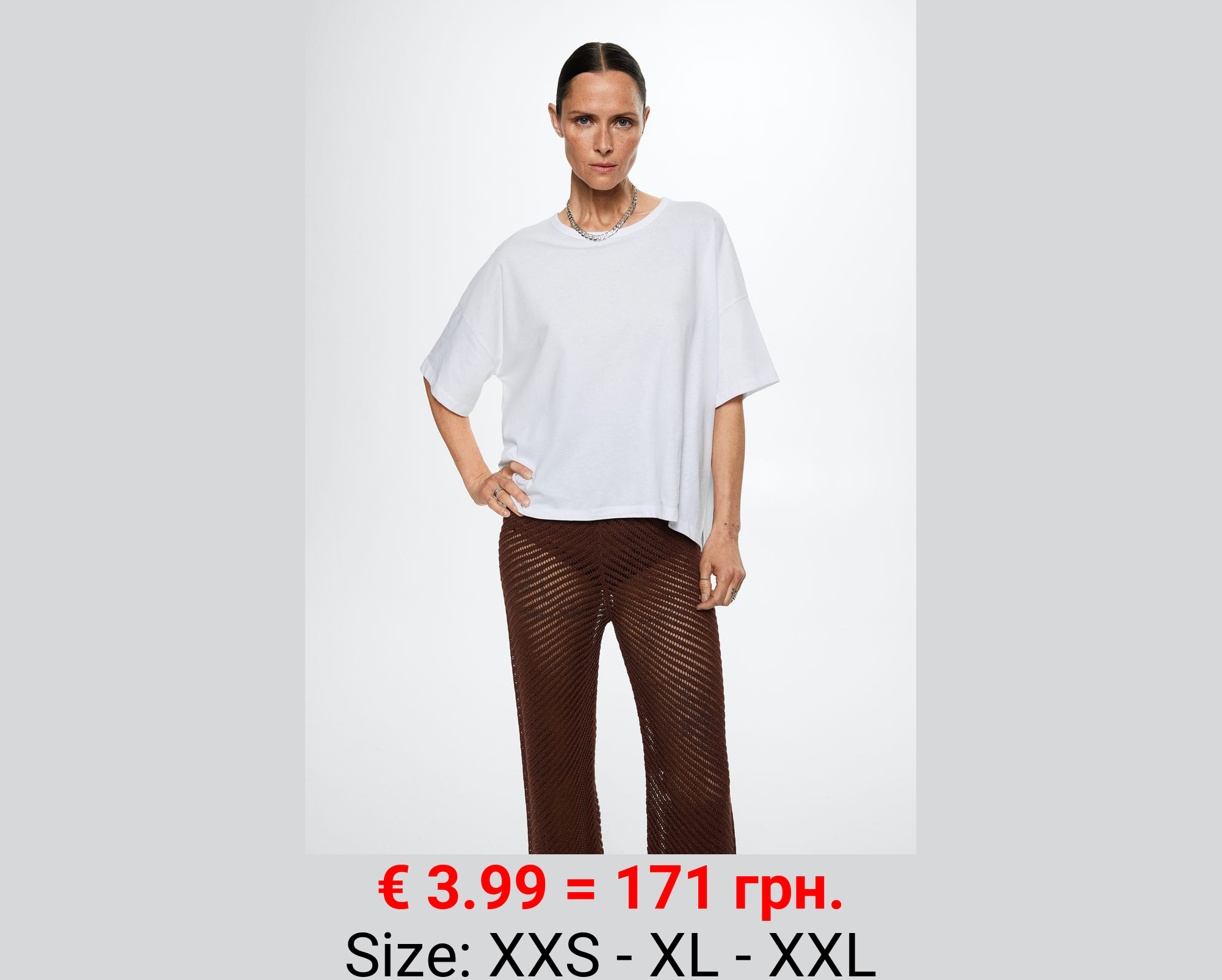 Camiseta oversize algodón