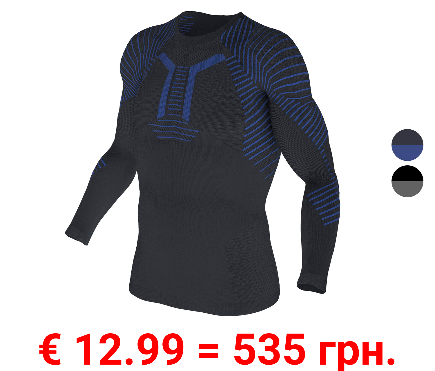 CRIVIT Herren Winter-Funktionsunterhemd, atmungsaktiv