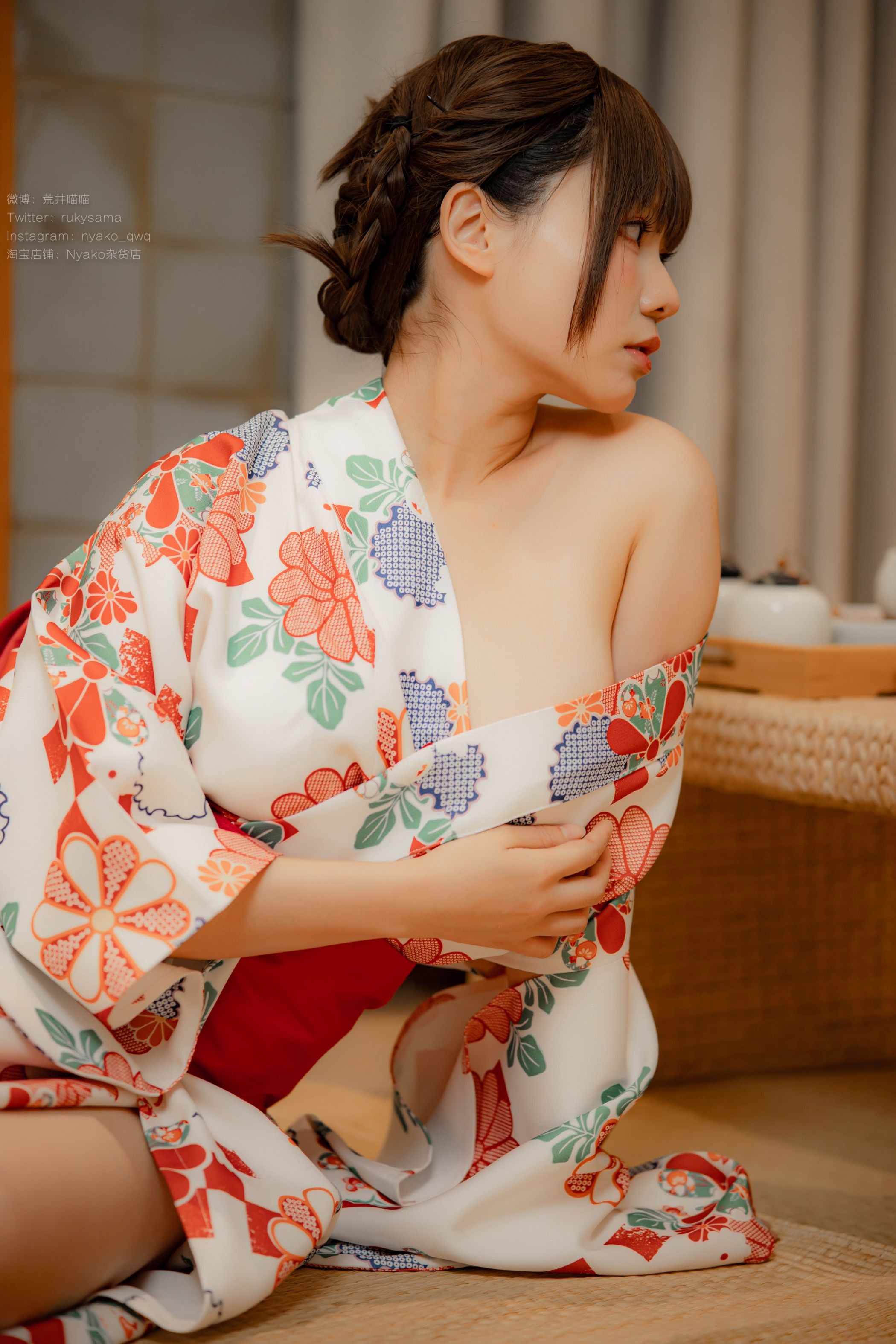 喵子Nyako #Nyako喵子 电子版41 和风烂漫 浴衣 16