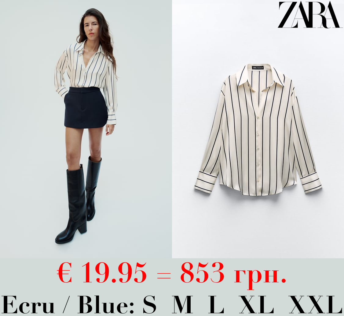 PRINTED SATIN SHIRT