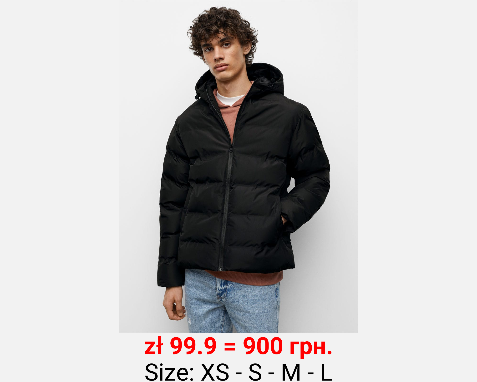 Anorak acolchado capucha