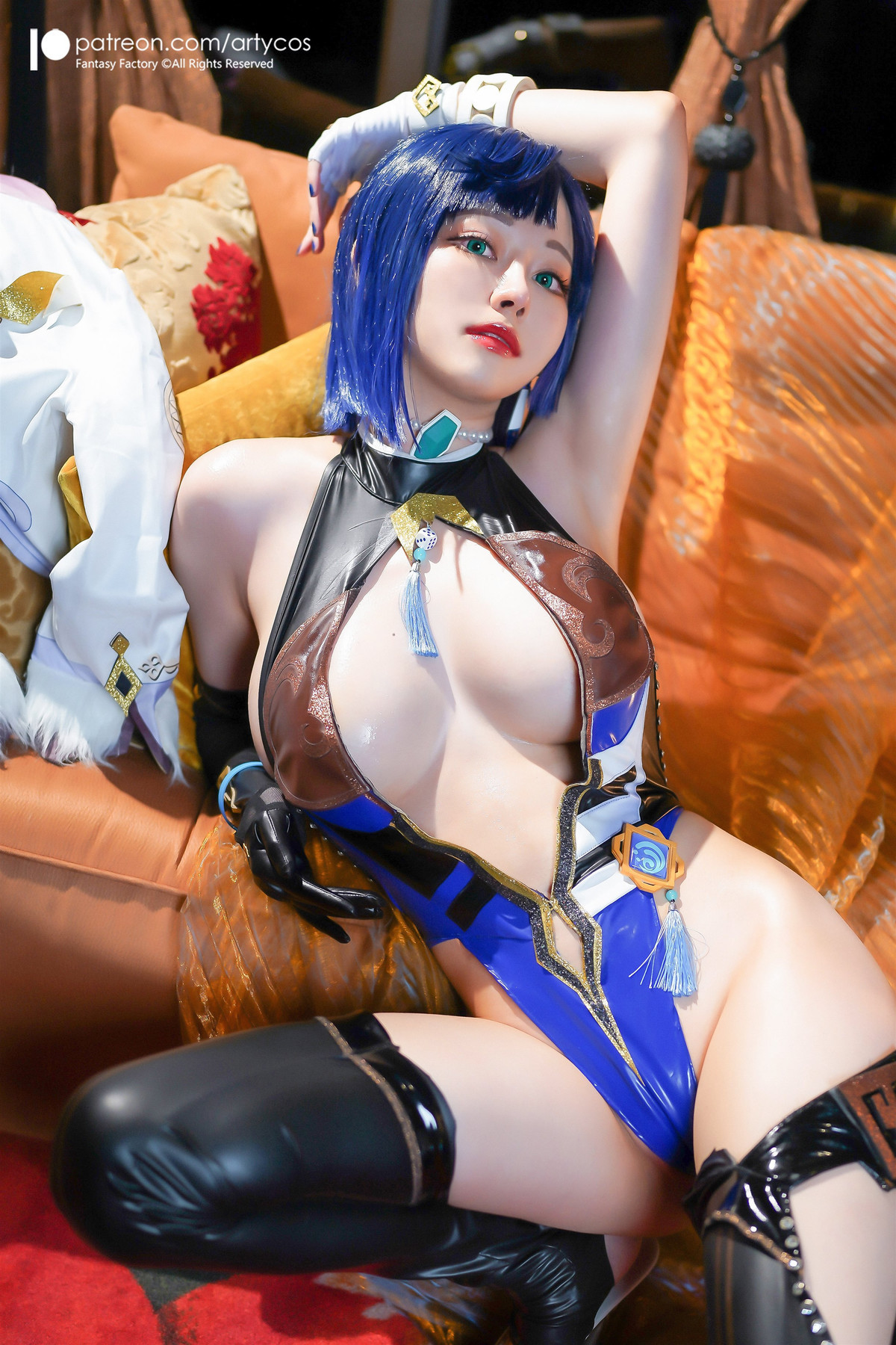 Cosplay Arty亞緹 Yelan 夜兰 Genshin Set.01 18