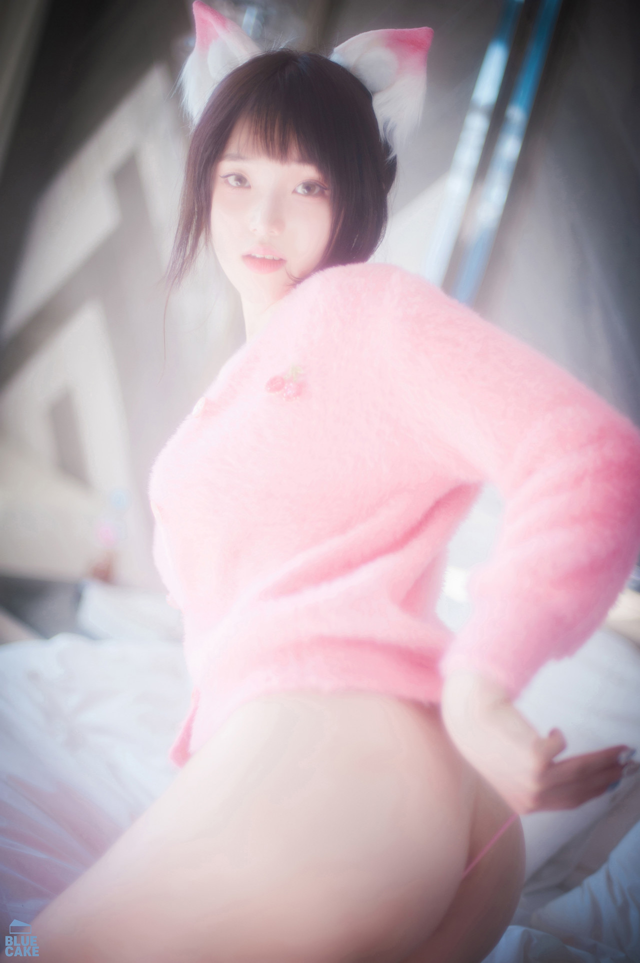 Bambi 밤비, [BLUECAKE] Naughty Cats Pink & Mint RED Set.01 29