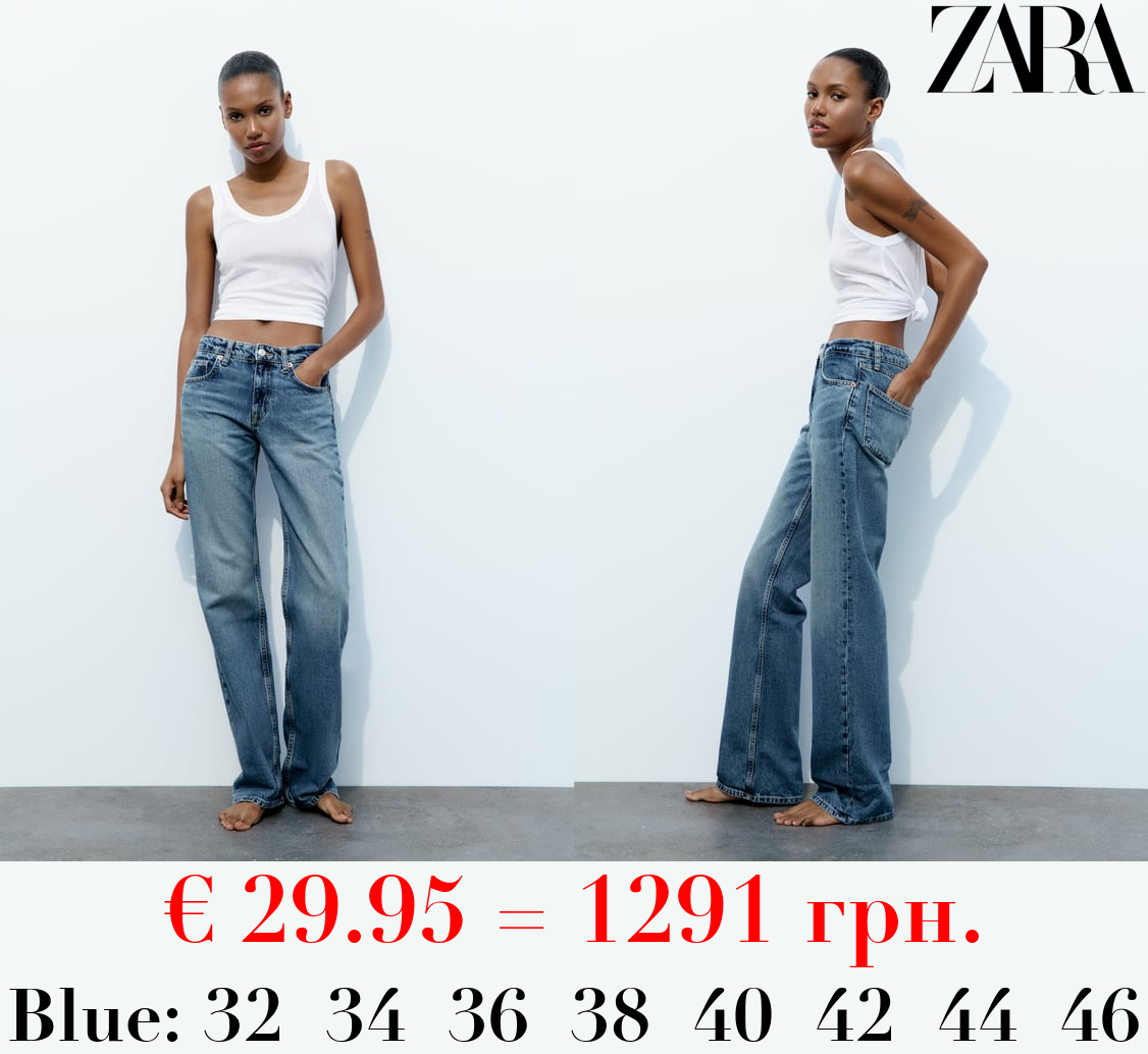 TRF WIDE-LEG MID-RISE FULL LENGTH JEANS