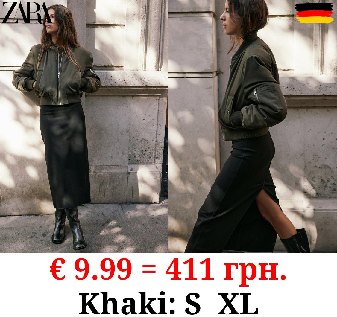 ZW COLLECTION SHORT BOMBER JACKET