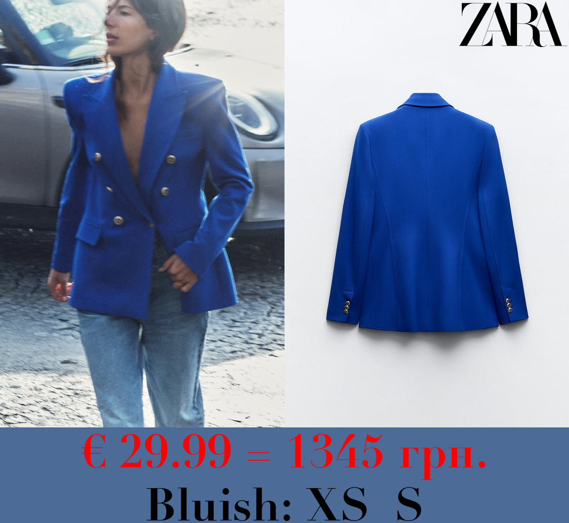 TAILORED DOUBLE-BREASTED BLAZER