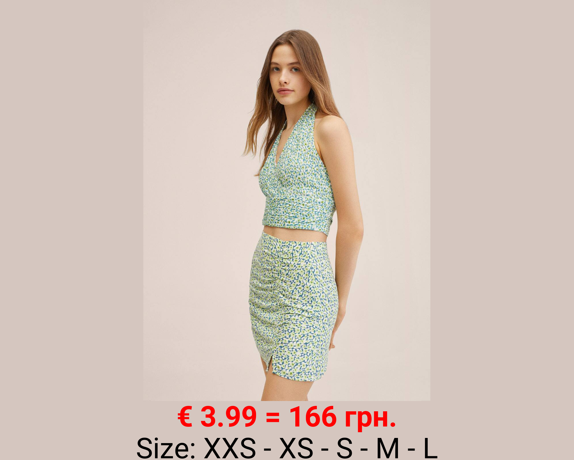 Falda estampado floral