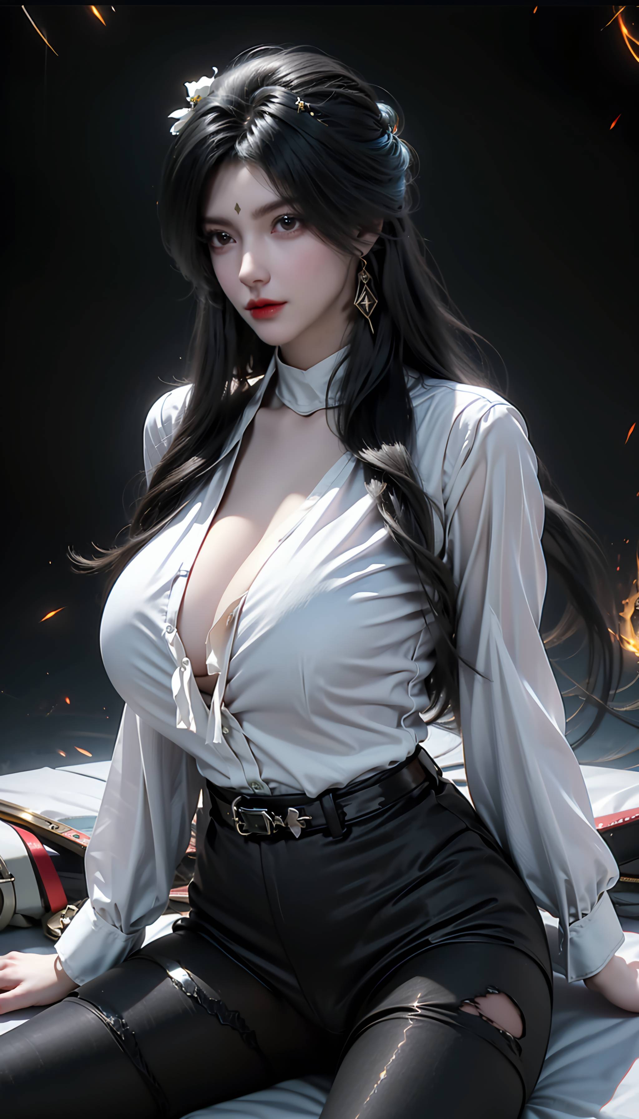 图片[27]-完美世界-柳神 黑丝衬衫-六色网