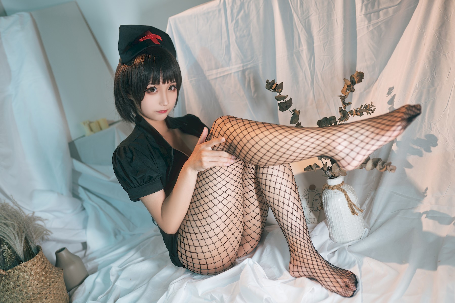 Cosplay 蠢沫沫 Chunmomo 护士 Dark Nurse 36