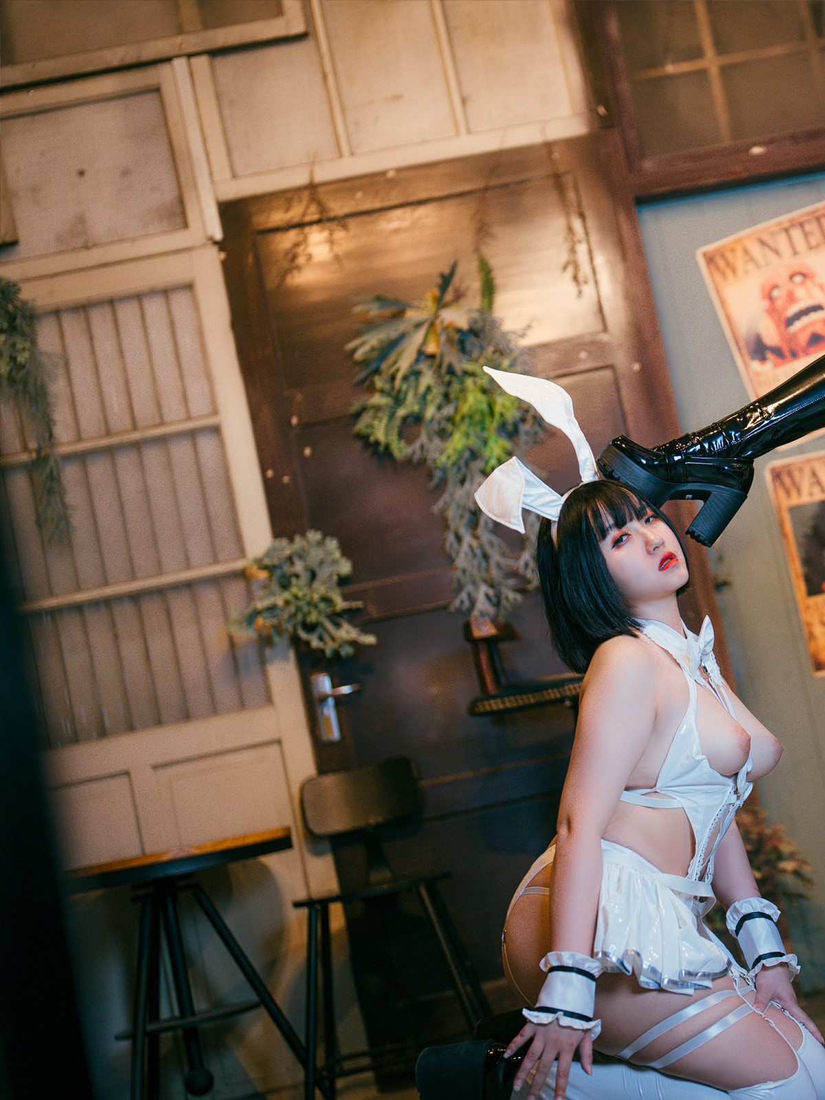 Cosplay 落落Raku Succubus Bar 36