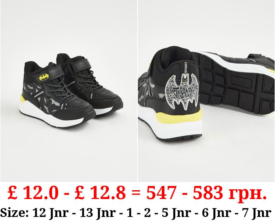 DC Comics Batman Black High Top Trainers