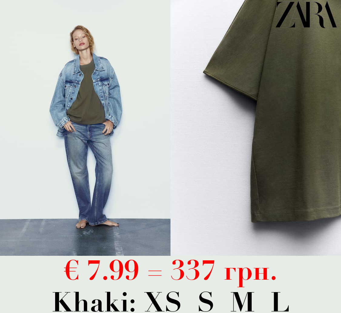 HEAVY COTTON COCOON T-SHIRT