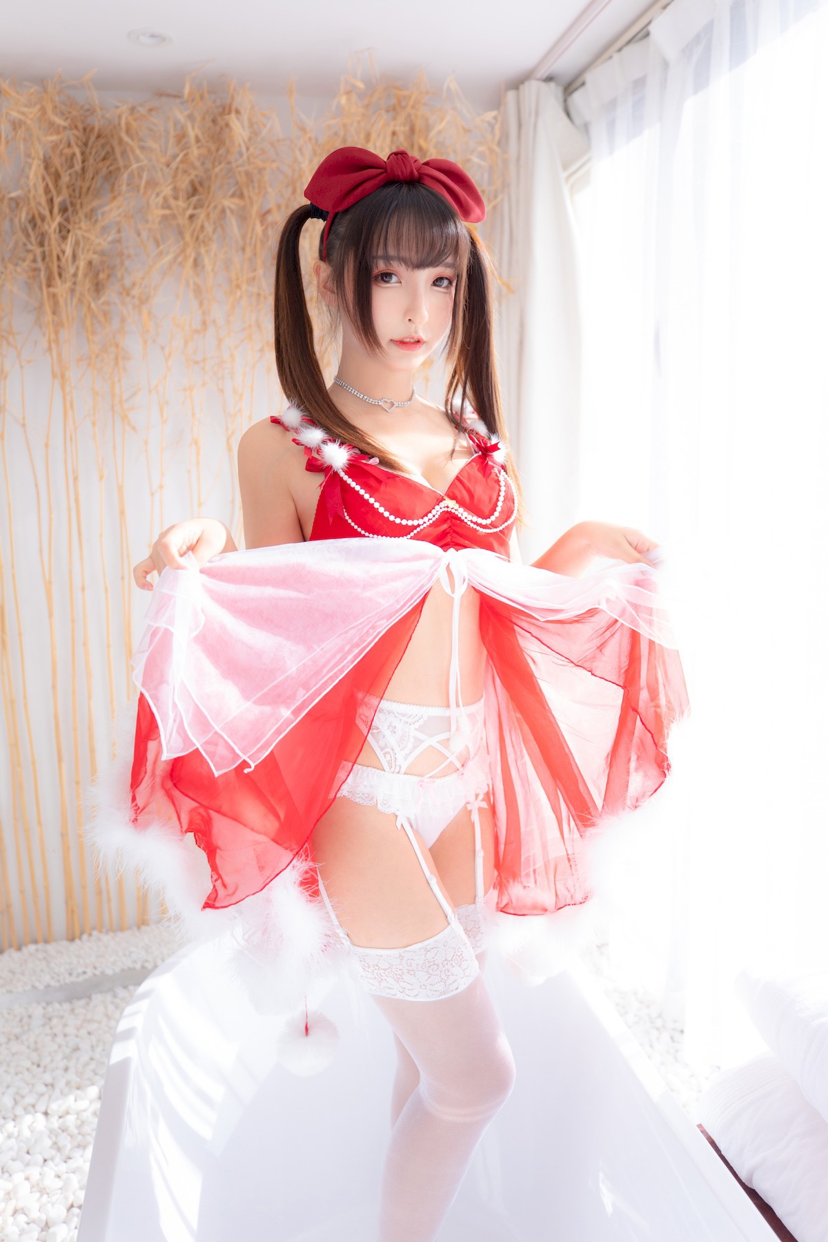神楽坂真冬 Cosplay 天使への願い 48