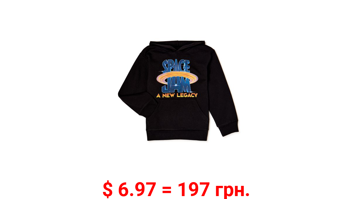 Space Jam Boys Graphic Pullover Hoodie, Sizes 4-18
