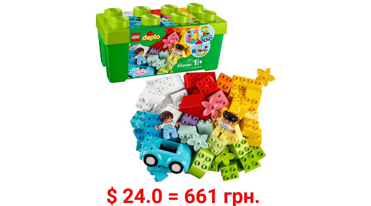 LEGO DUPLO Classic Brick Box 10913, Great Educational Toy for Toddlers 18 Months and up (65 Pieces)