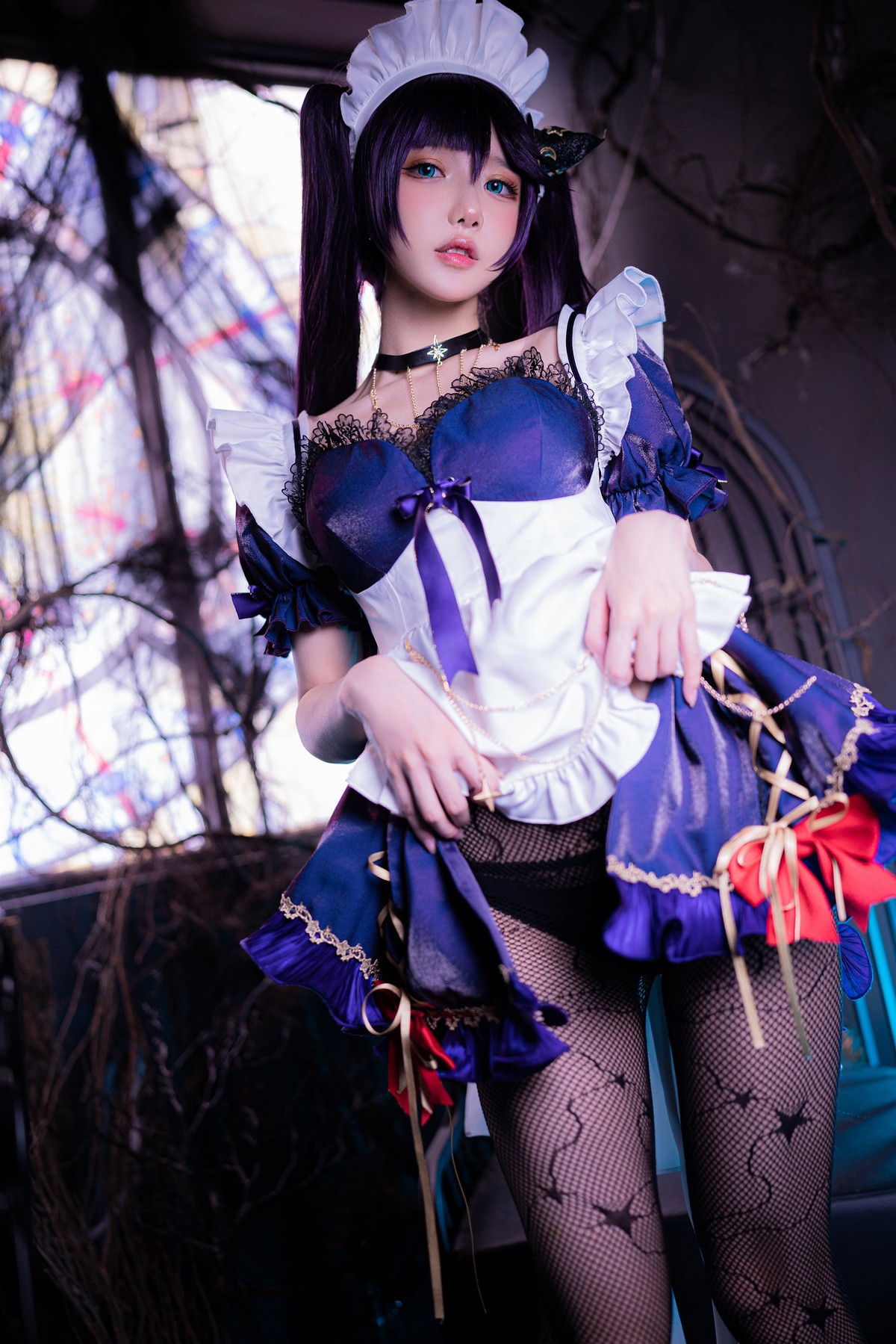 阿包也是兔娘 Cosplay 莫娜女仆 11