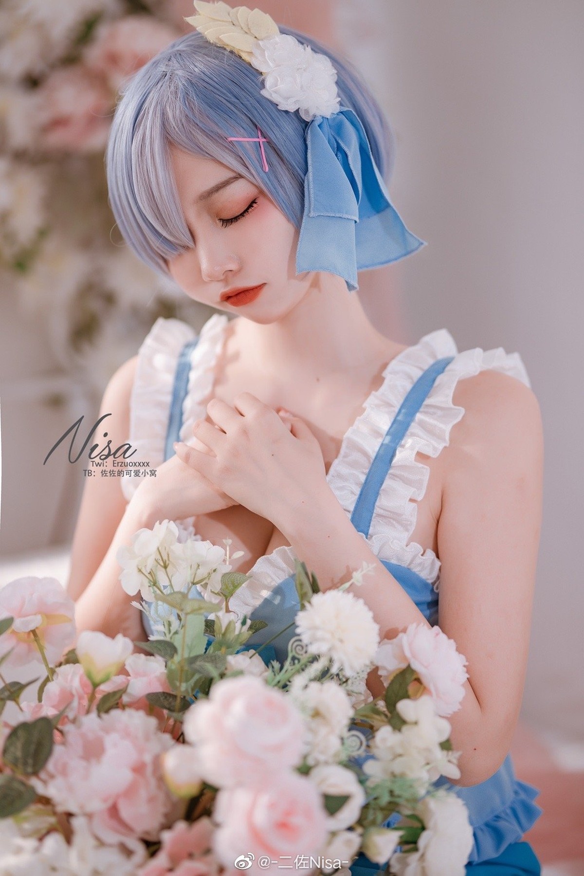 二佐Nisa Cosplay 蕾姆 14