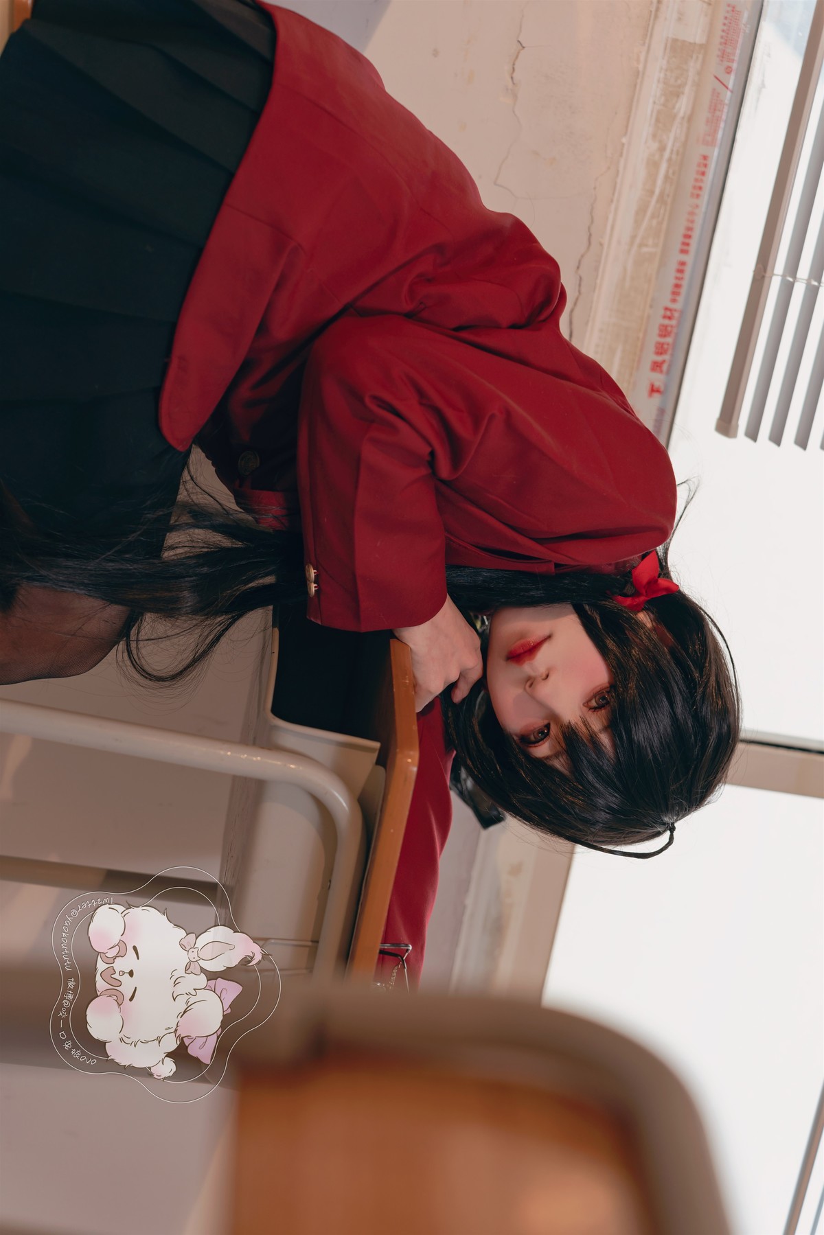 Cosplay 咬一口兔娘 风纪委员大凤 Set.01 11