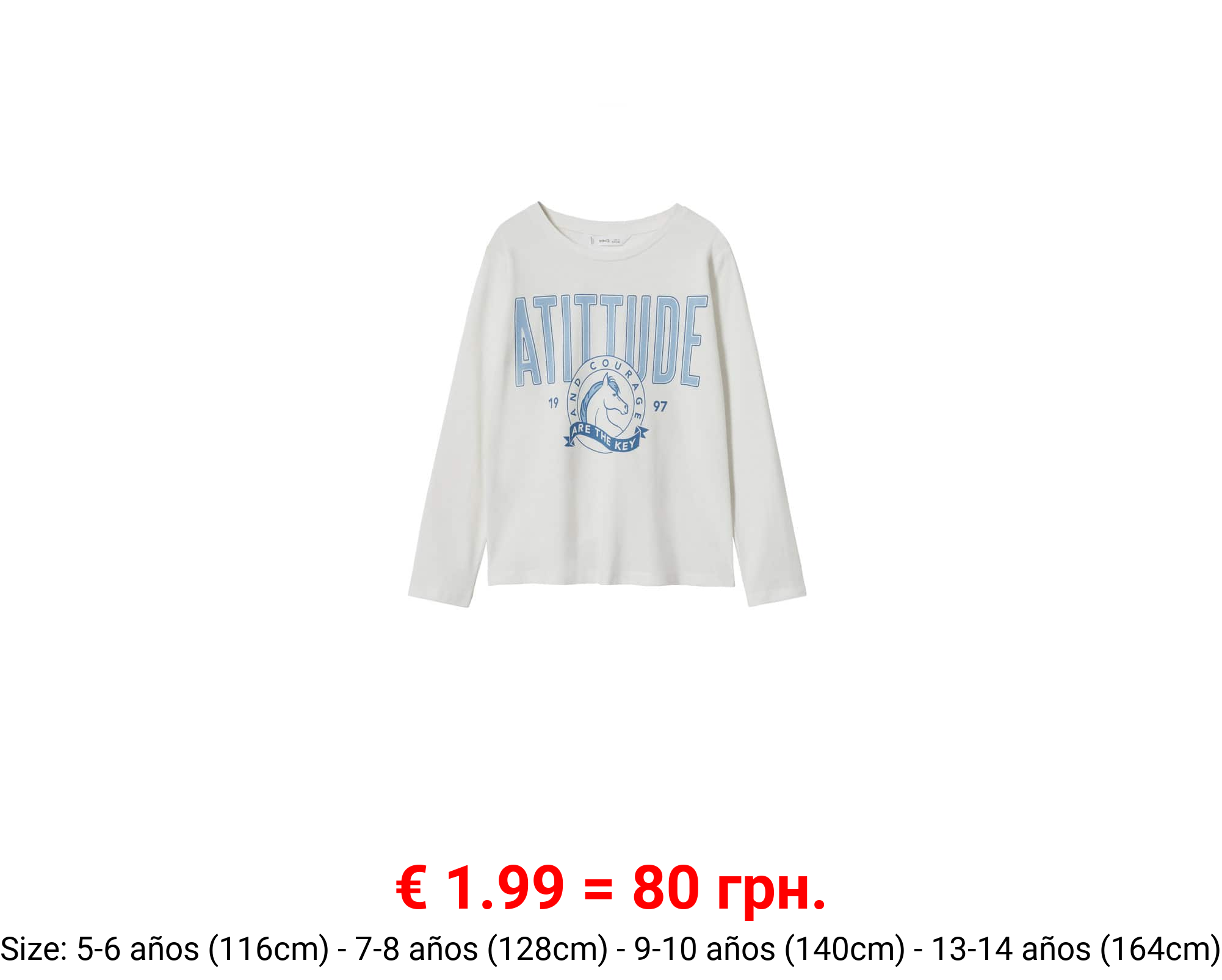 Camiseta manga larga mensaje