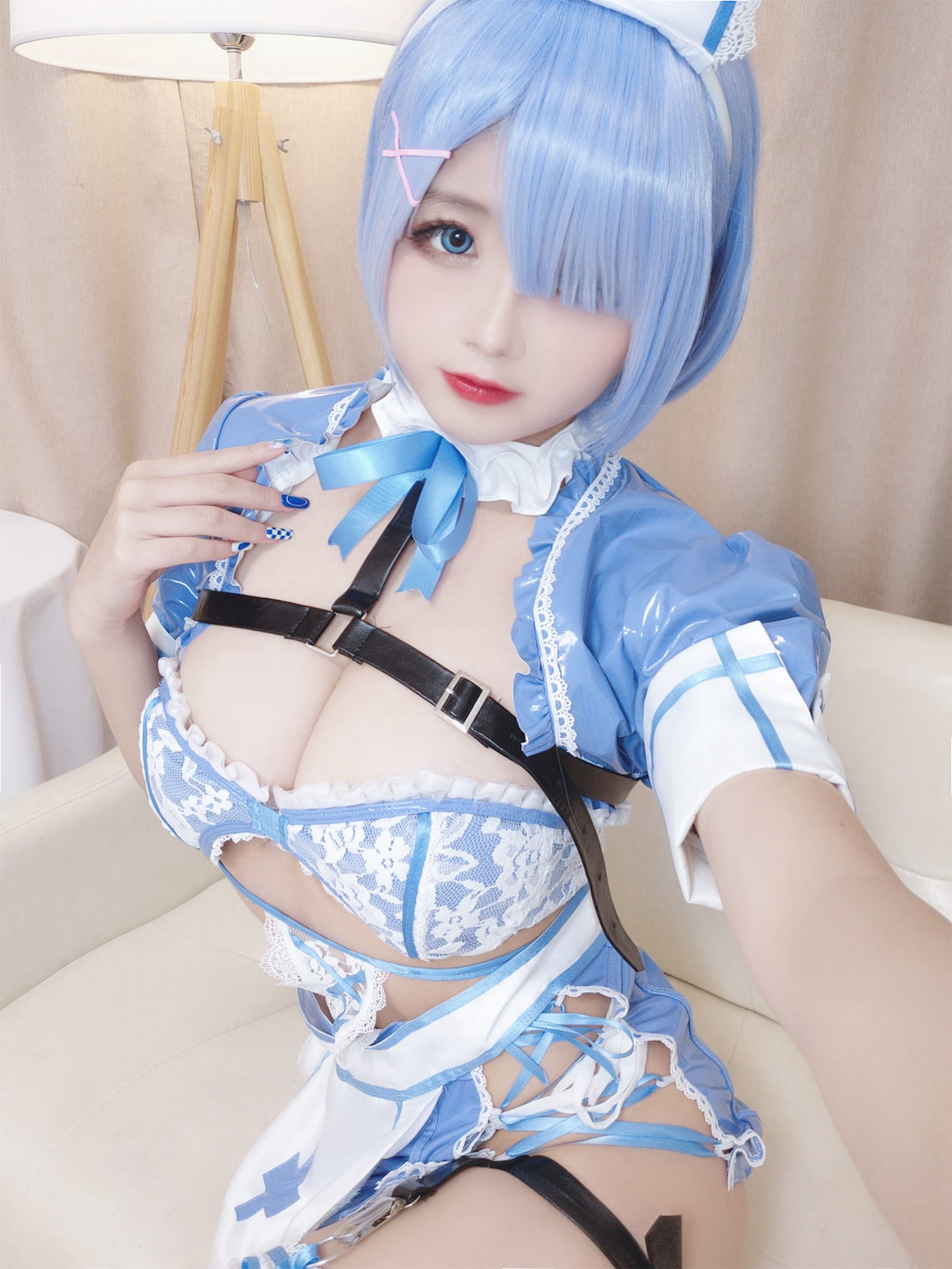 日奈娇 蕾姆 - 蓝色护士88P581MB 63