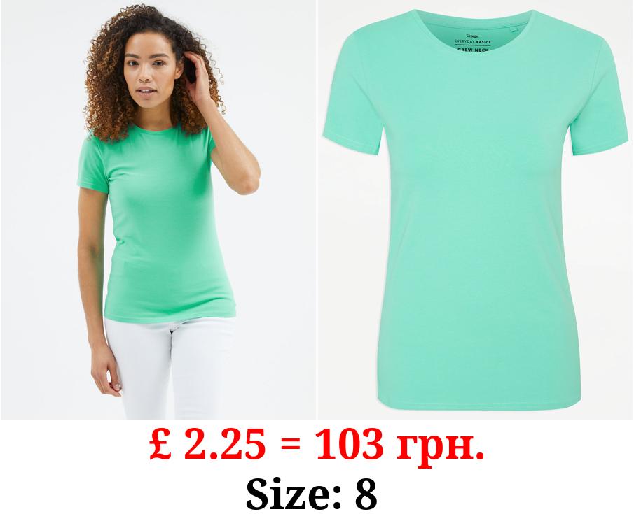 Green Crew Neck T-Shirt