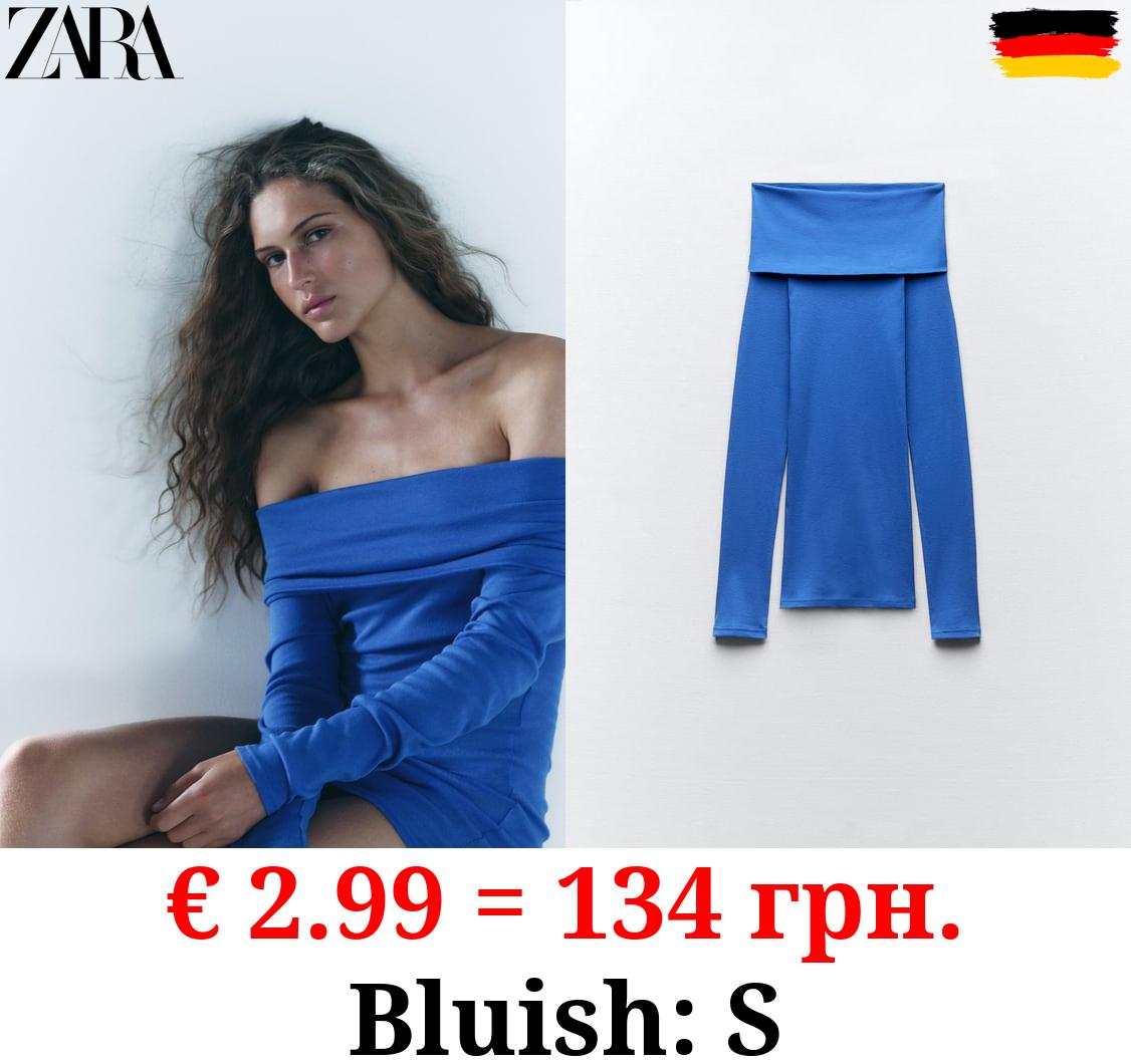 OFF-THE-SHOULDER COTTON TOP