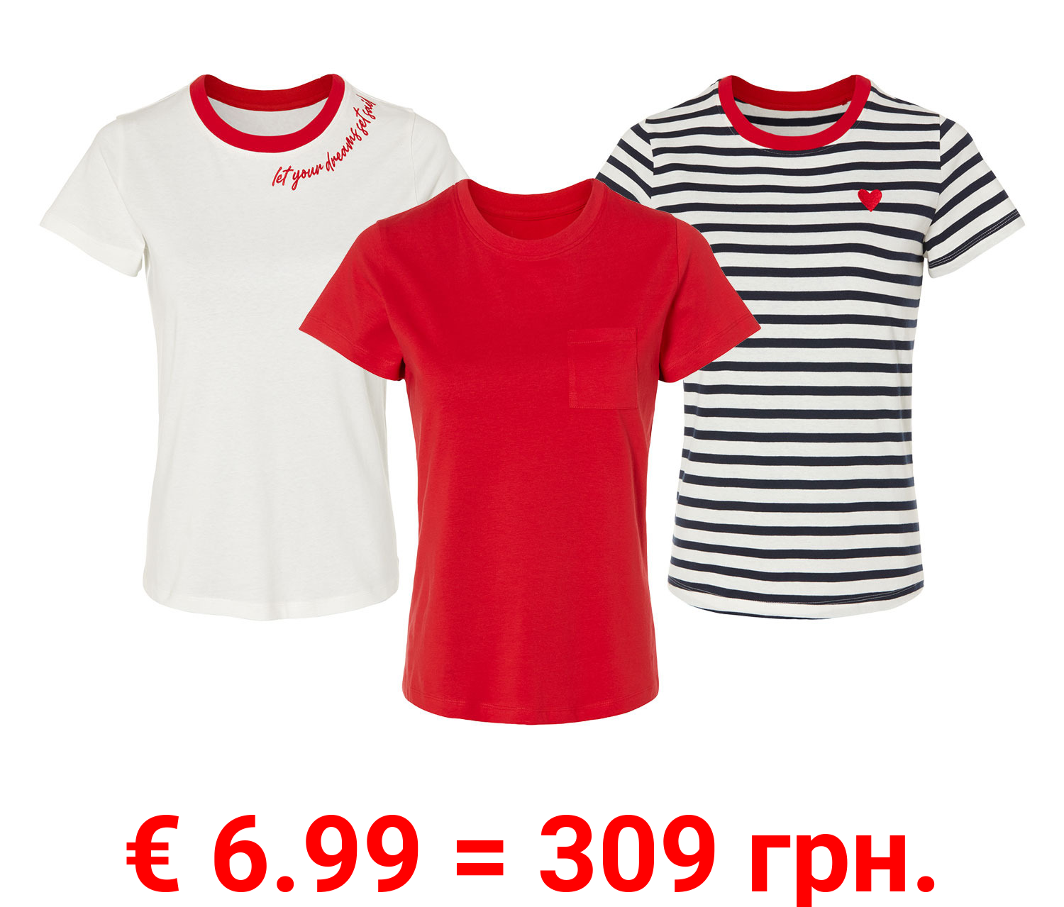 esmara® Damen Shirt aus reiner Baumwolle