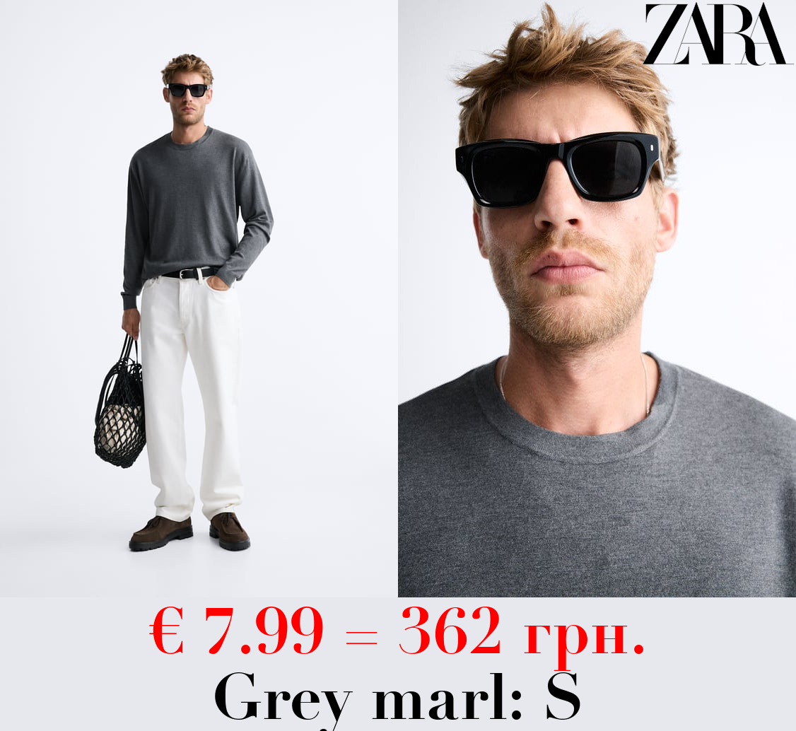 VISCOSE BLEND SWEATER