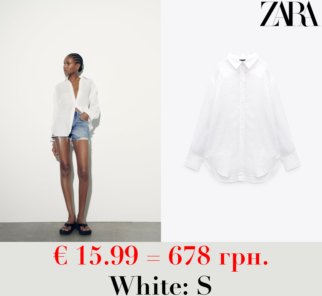 BUTTON-UP LINEN SHIRT