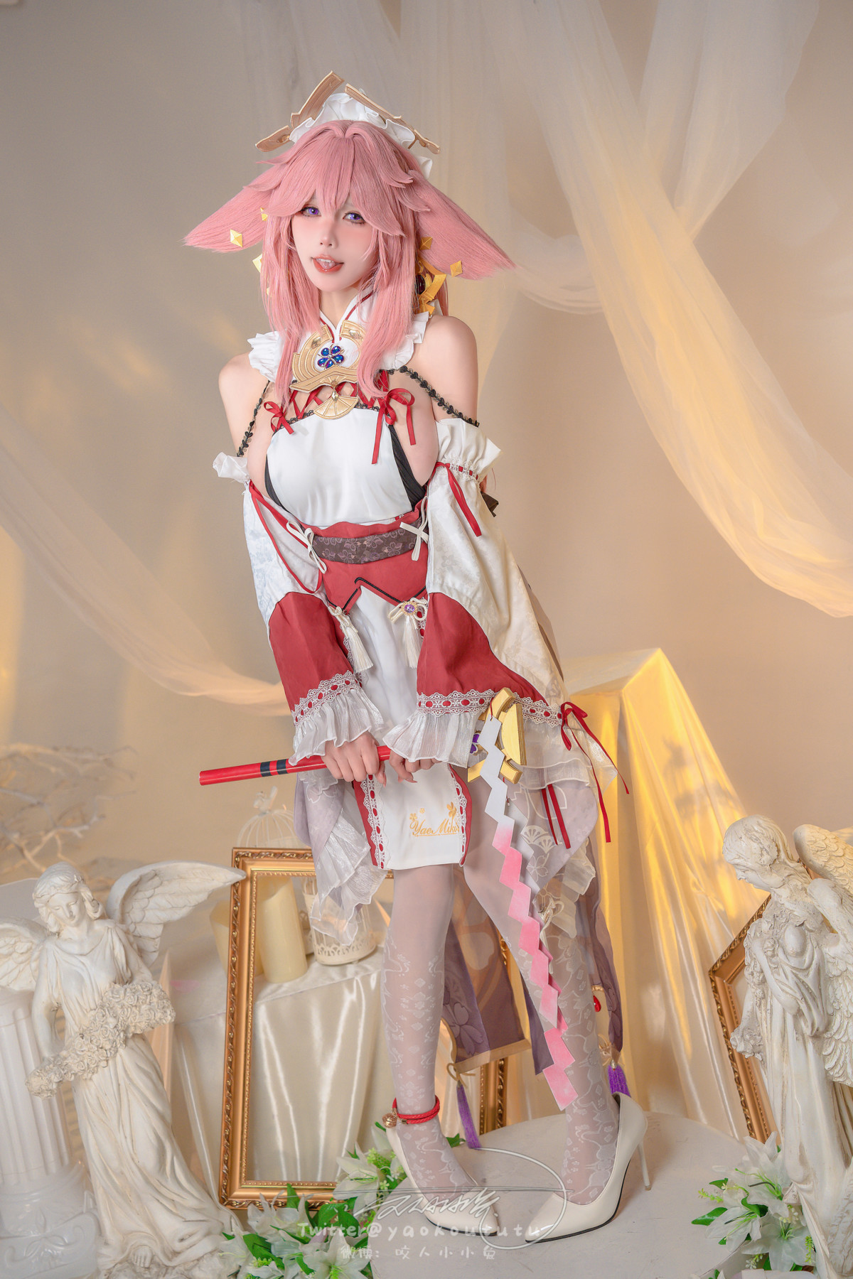 Cosplay 黏黏团子兔 春江水暖 神子贺岁 Set.01 9