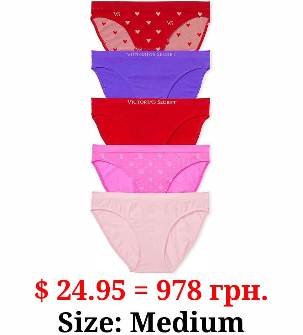Victoria's Secret Seamless Bikini Panty Pack, Underwear for Women (XS-XXL)