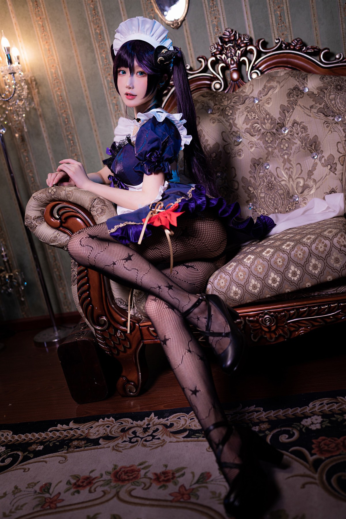 阿包也是兔娘 Cosplay 莫娜女仆 3