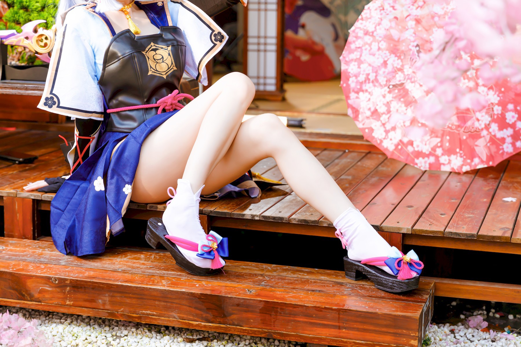 Cosplay 桜桃喵 神里绫华 Ayaka Kamisato 22