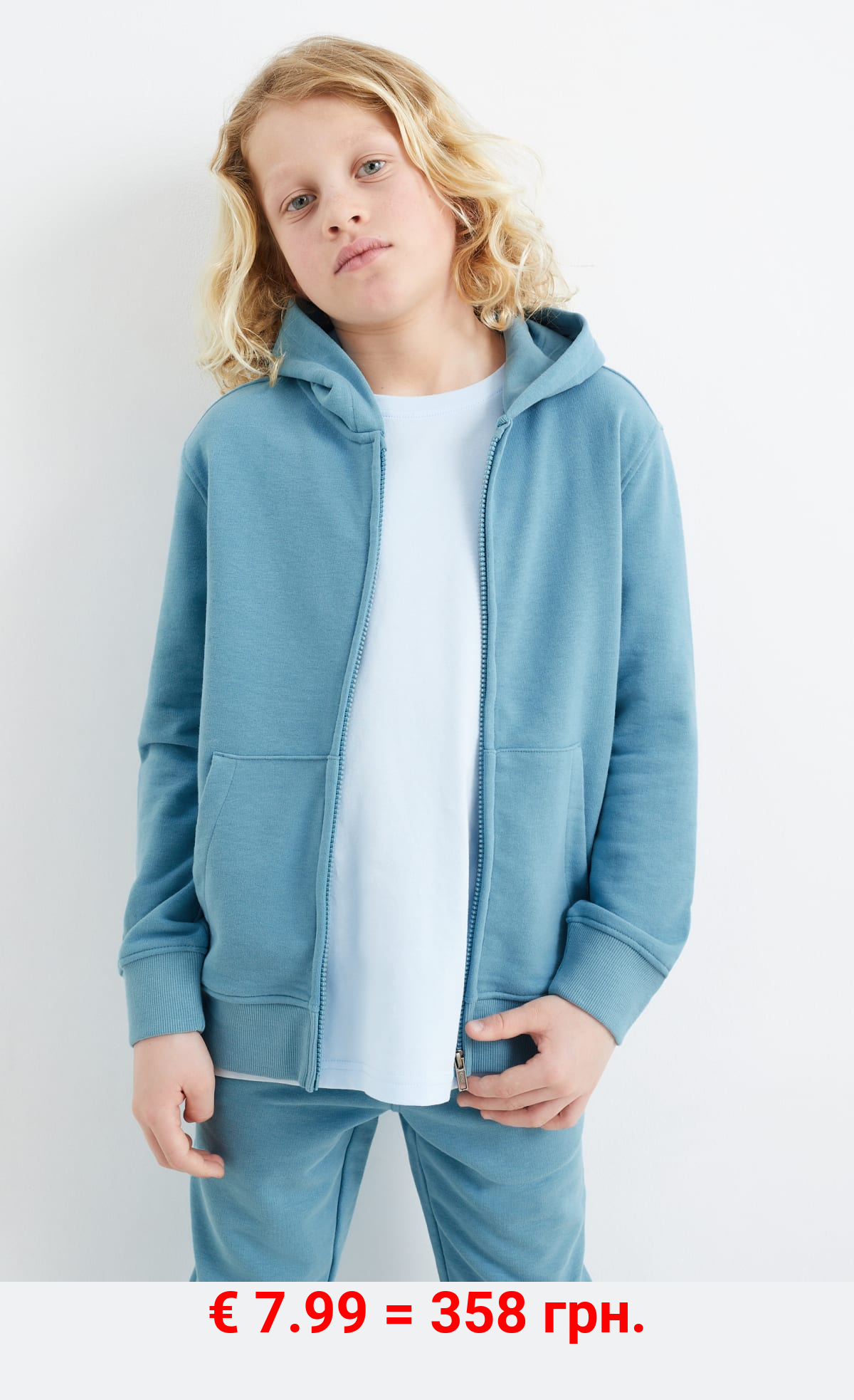 Sweatjacke mit Kapuze