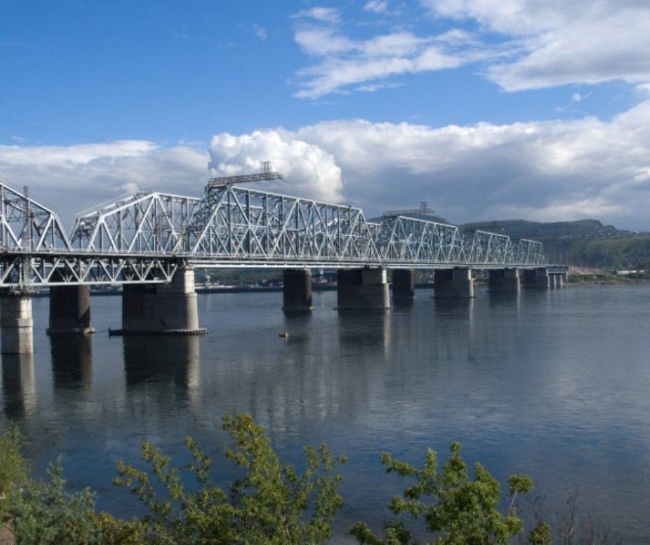 Мосты красноярска через енисей названия и фото