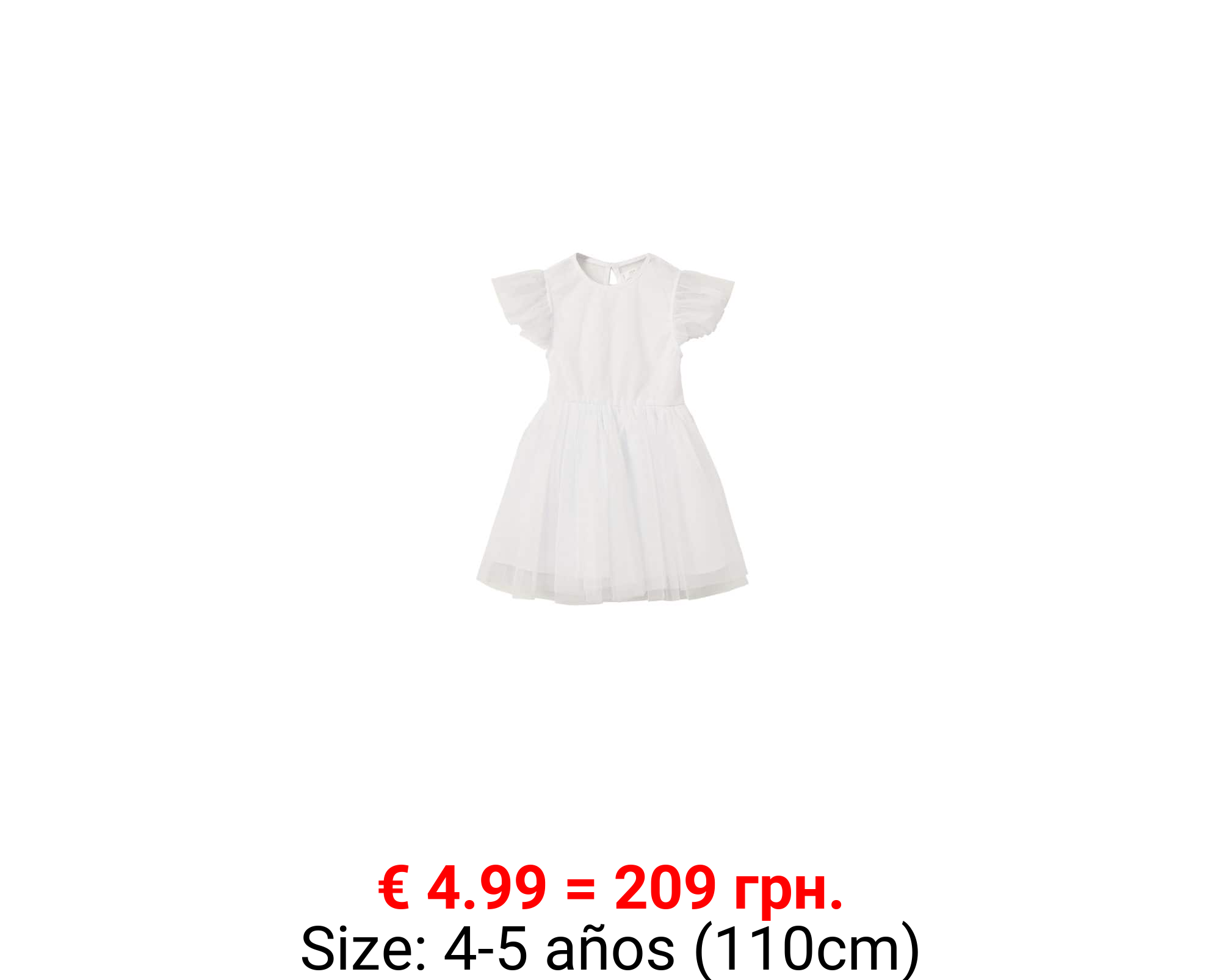 Vestido falda tul