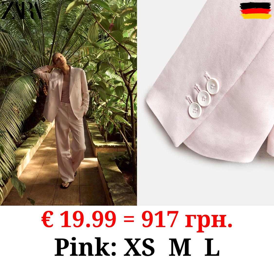 ZW COLLECTION DOUBLE-BREASTED BLAZER