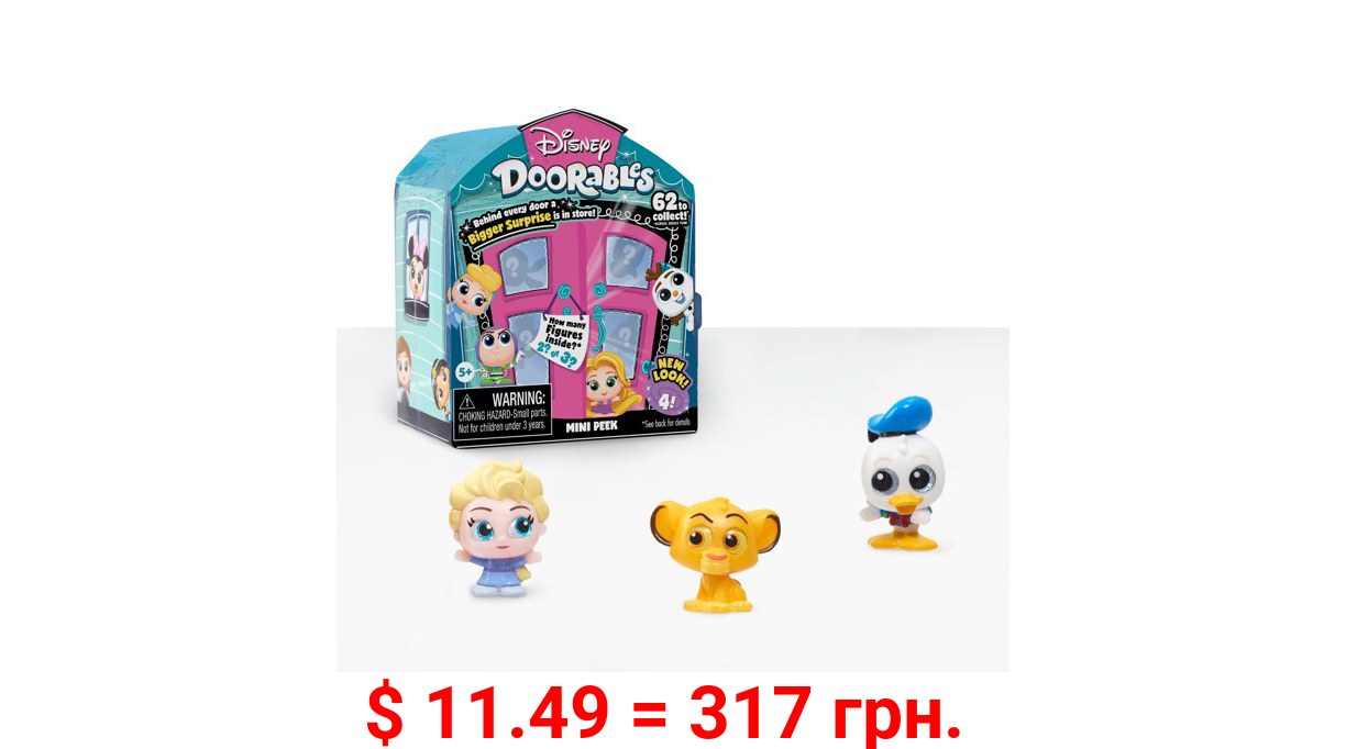 Just Play Disney Doorables Mini-Peek Pack Series 4, Preschool Ages 5 up